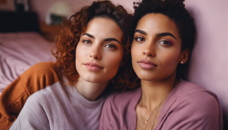 Two women looking into camera