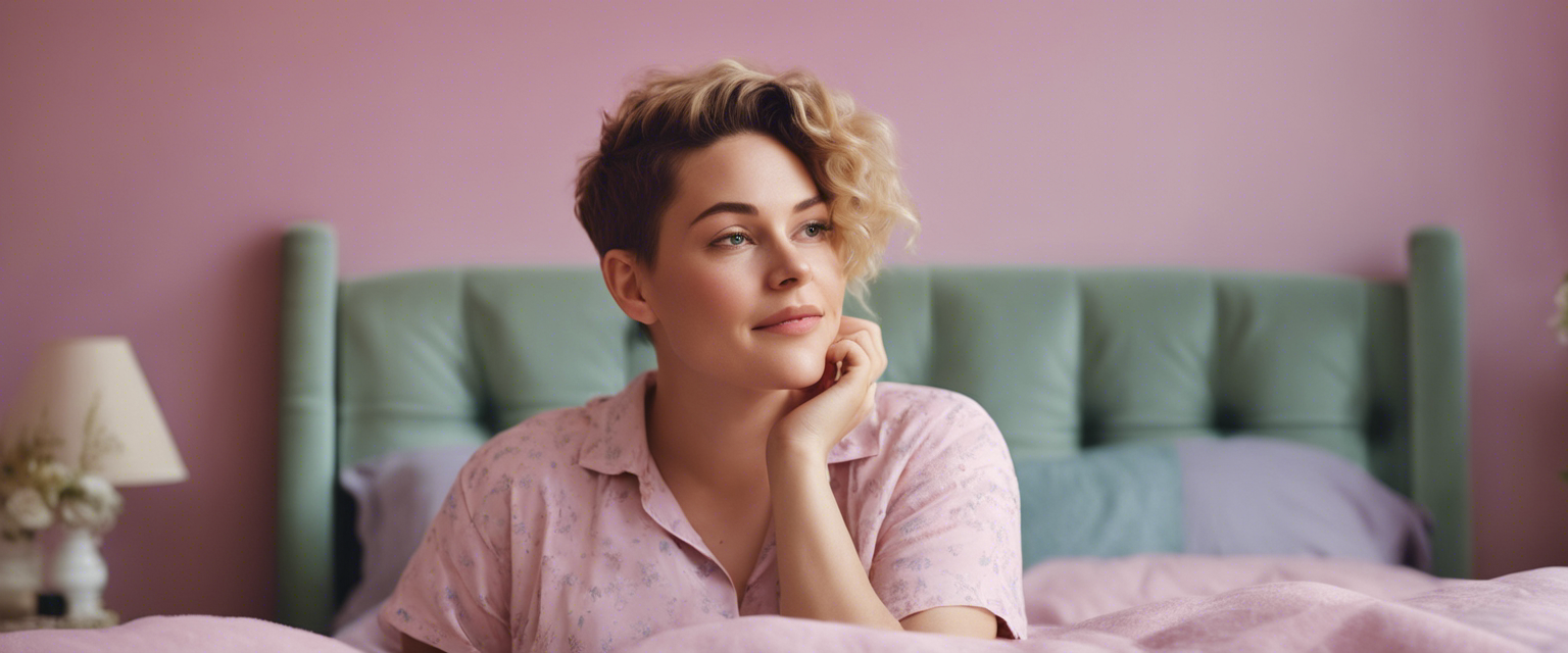 681351_Realistic photograph. One person. Queer woman. Lon_xl-1024-v1-0 | pleasurable