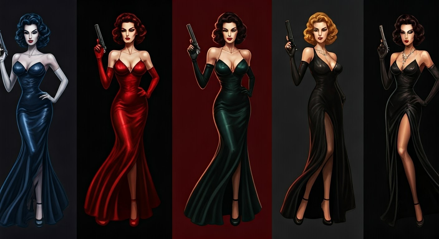 Evolution of femme fatale archetype