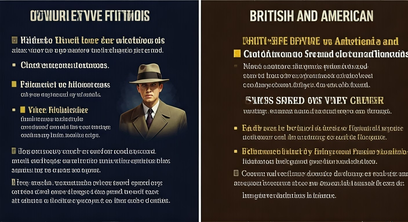 Comparison of UK and US detective fiction