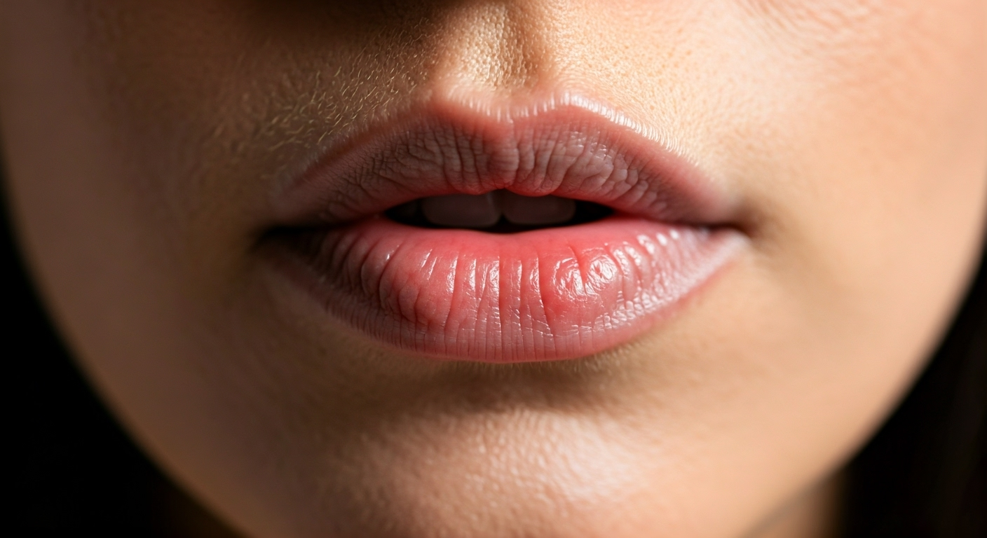 cold sore on lips