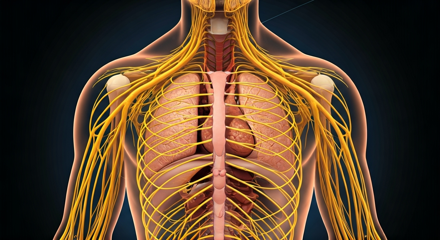 Human nerves and sensitive areas