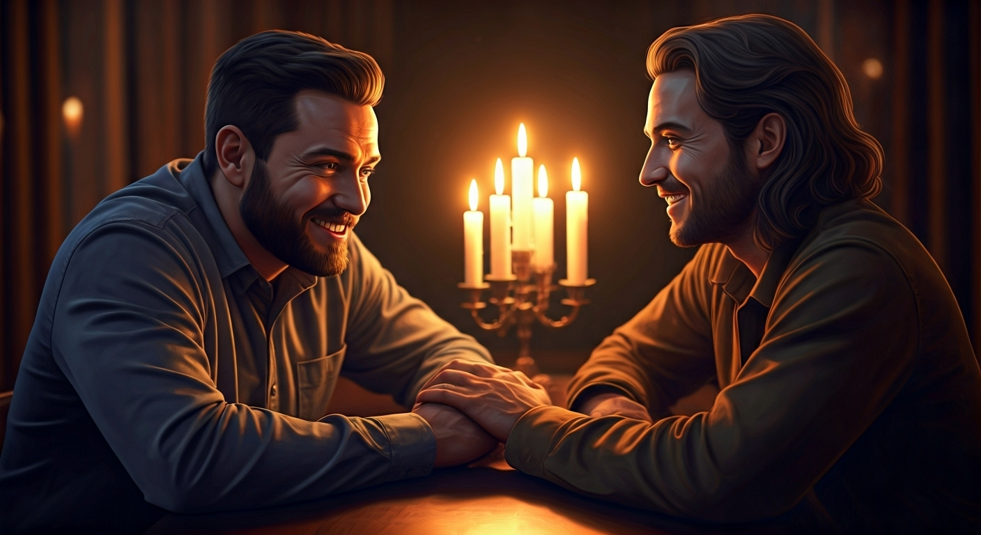 Partners deepening emotional intimacy