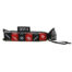 Black sheer pouch containing a set of red and black sex dice labeled with phrases, top tag reads 'SEXY 6'