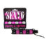 Sex toy dice game packaging reading 'Foreplay Edition' with pink and black dice spilling from a sleeve on a white background.