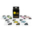 Black box packaging reading 'Card Game' sits center with 52 dirty emoji cards spread around it.
