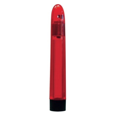 560936x3jpg Red vertical warning beacon light often used on machinery or alarms, with a black base cap at the bottom