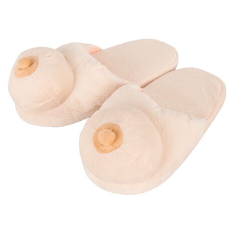 777420x1jpg Pair of soft beige plush toe socks or slippers with rounded toe caps, shown on a white background for a cozy spa-like feel.