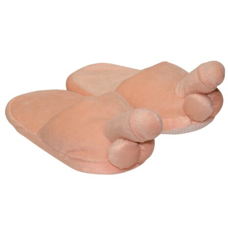 Pair of pink silicone toe prostheses for missing toes shown side by side.