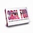 Boxed party game titled 'CHOK FUL' with bright, splattered color lettering and the subtitle 'The game of eating out whilst staying in!'