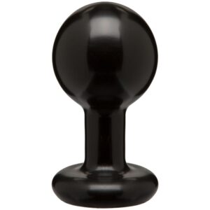 Round Large Black Butt Plug