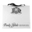 White product box with a black ribbon handle, featuring a decorative crest logo at the top and 'Body Slide' in cursive at the bottom left with the tagline 'FOR INCREDIBLE EROTIC BODY-TO-BODY MASSAGE' on the right.