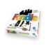 Box for the party game Fondle with a colorful logo, silhouette of people on a game mat, labeled Hands-On Game for 2–4 players, 18+.