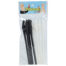 Set of black and white penis-shaped drinking straws in a clear plastic package with a blue label that reads 'The Dickheads Couples Straws'