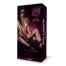 Box packaging for WhipSmart Dragon's Lair 7-piece bondage set, featuring a topless model with purple pasties and BDSM gear.